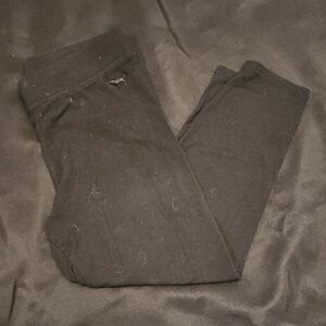 PINK Victoria's Secret Black Crop Leggings